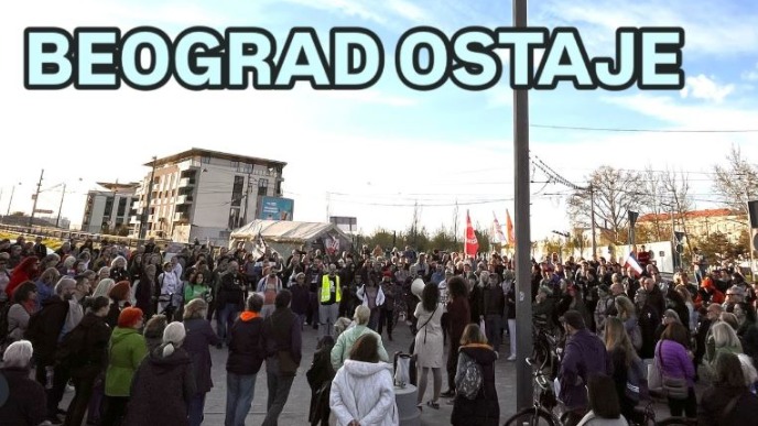 Sutra skup kod Savskog mosta